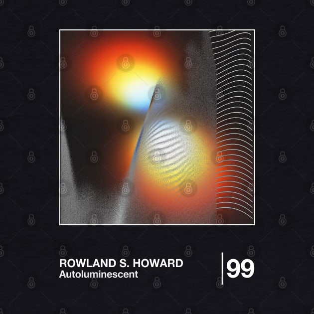 Rowland S Howard / Minimal Graphic Design Tribute by saudade